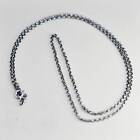18.5”, 1.6mm, Vintage sterling silver circle chain, 925 necklace