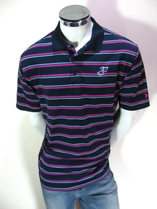 Under Armour Shirt Mens XL Blue Pelican Cup Loose Striped Golf Polo Short Sleeve - Picture 1 of 13