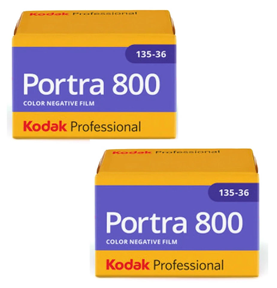 FRESH 2 x KODAK PORTRA 800 ISO 36exp 35mm Color Negative Print Film 12/2026 - Image 1 of 1