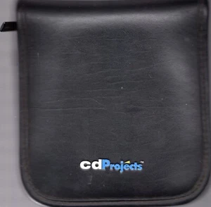 NICE CDProjects CD STORAGE WALLET VG COND. HOLDS 12 CDS FOR TRANSPORT TRAVEL - Picture 1 of 3