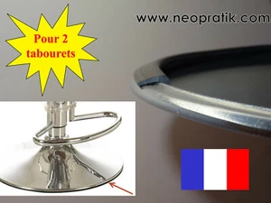 Protection pour 2 tabourets socle pied tabouret métal (plastique joint profilé) - Picture 1 of 1
