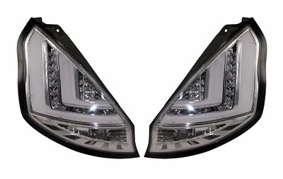 FORD FIESTA MK7 PRE FACELIFT (2009-2012) BARRA DE LUZ LED CROMADA LUCES TRASERAS Foto 1 de 4