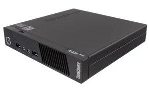 LENOVO THINKCENTRE M93P TINY WIN 10 INTEL G3220 2.6GHz DVD RW 8GB RAM 256GB SSD - Picture 1 of 2