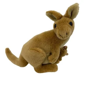 Dakin Kangaroo & Joey 14" Stuffed Animal Plush Toy Vintage - Picture 1 of 11