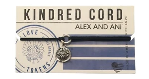 Alex and Ani Kindred Cord Love Tokens Gobble Gobble Corded Bracelet with Medalli - Picture 1 of 3