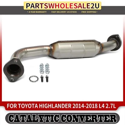 Convertidor catalítico delantero para Toyota Highlander 2014 2015 2016 2017 2018 2,7 L Foto 1 de 4