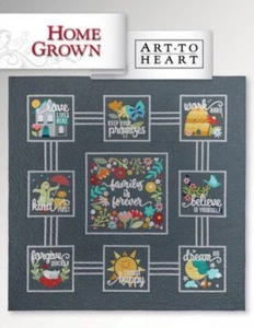 Home Grown Quilt Book by Nancy Halvorsen of Art to Heart - Imagen 1 de 2
