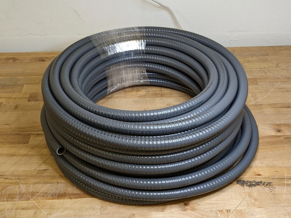 Carlon 15005 Carflex Liquidtight Flexible Non-Metallic Conduit 1/2" Approx 80 Ft - Image 1 of 4