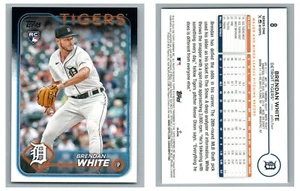 2024 TOPPS RC #8 BRENDAN WHITE TIGERS QUANTITY - Picture 1 of 1