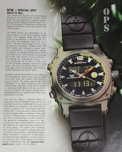MTM Special Ops Falcon Reloj Imagen Revista Anuncio Agotado - Imagen 1 de 1