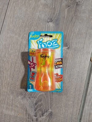 VINTAGE FOOHY PENCIL SHARPENER LAVA LAMP YELLOW ORANGE BY SANDFORD BRANDS - Image 1 of 3