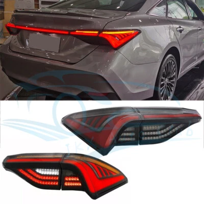  Conjunto de luces traseras LED ahumadas para Toyota Avalon 2019-2022 c Foto 1 de 4