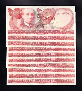 F.C. COSTA RICA, LOT 10 UNITS 1000 COLONES 2005, S/C (UNC), P.264f. - Picture 1 of 2