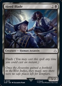 MTG - HIRED BLADE - Assassin's Creed (C) - Picture 1 of 1
