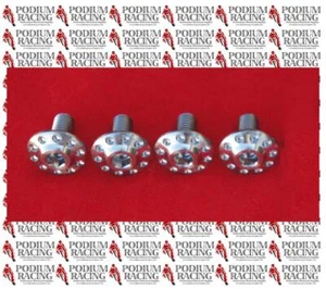 DUCATI 848 1098 SILVER TITANIUM FRONT FENDER MUDGUARD SCREWS - Picture 1 of 2