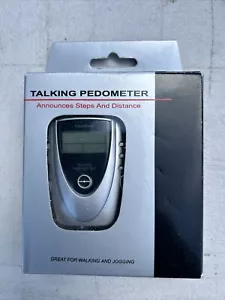 Talking Pedometer New in Box Fitness Walking Step Tracker Weight Loss Training - Picture 1 of 2