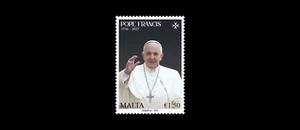 MALTA 2025 Pope Francis 1936 - 2025 Mint Stamp VF - Picture 1 of 1