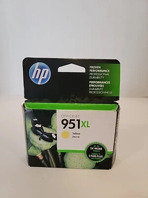 New Sealed Genuine HP 951XL CN048AN140Yellow Ink Cartridge Exp. 9/2018 - Image 1 of 4