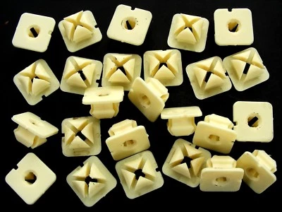 TOYOTA Nylon Nuts- Fit 11/32" Square Hole- #8 or #10 Screw- 25 nuts- #090 - Image 1 of 4