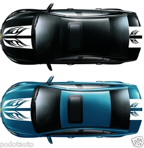 Car Decals Stripe Flames 3'' for Cruze Trax Vinyl Hood Rear Stickers ZC969 4pcs - Picture 1 of 6