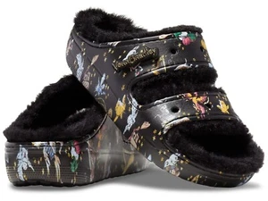 CROCS x VERA BRADLEY Harry Potter Lined Sandals Men 14 Black Limited Edition NEW - Picture 1 of 12
