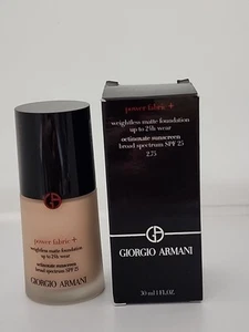 Giorgio Armani Power Fabric+ Weightless Matte Foundation SPF25 #2.75 1oz 1124 - Picture 1 of 1