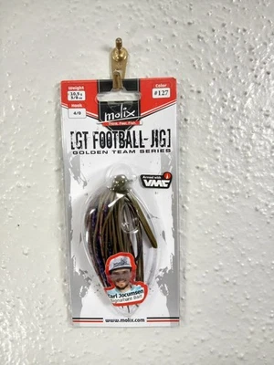 Señuelo de pesca de agua dulce Molix GT 3/8 oz verde calabaza roja/púrpura Foto 1 de 2