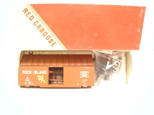 RED CABOSSE - 40' ACF BOXCAR -ROCK ISLAND - RI #5901 -HO SCALE- KIT - Picture 1 of 5
