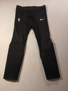 Nike Pro NBA Style AA 0753-010 Player Compression Tights Black Men's Size L N100 - Picture 1 of 5
