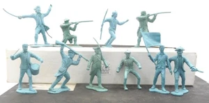 Diez figuras diferentes de los coloniales de Marx 54 mm - Imagen 1 de 3
