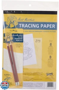 Aunt Martha's Create Your Own Iron-On Pattern Kit,Yellow,8 inch x 11 inch - Picture 1 of 5