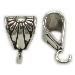 Bail sterling silver - Make a charm Into Pendant .925 x 1 Bails - Picture 1 of 9