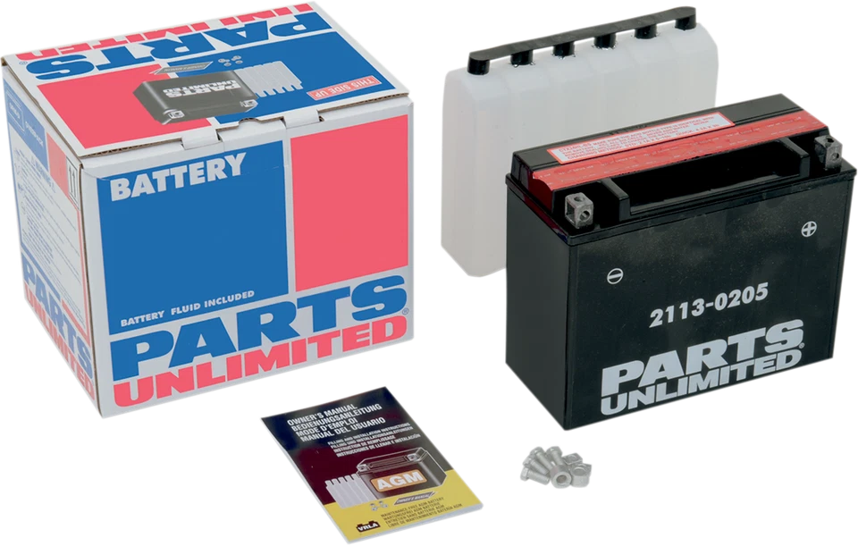 Parts Unlimited 2113-0205 AGM Maintenance-Free Battery YTX24HL-BS - Image 1 of 1