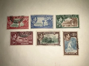 Jamaica - 1938-1952. 6 X British Colonial Used Stamps. Lot 31 - Picture 1 of 1