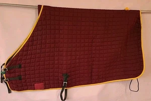 Thermatex Wicking Cooler Rug. 5'3”. Burgundy/Yellow. (Ref:337G) - Picture 1 of 17