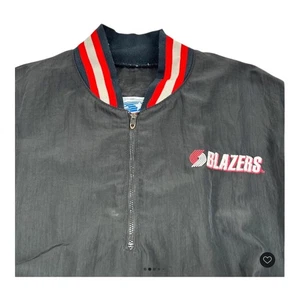 Vintage NBA Hardwood Classics Portland Trail Blazers Bomber Jacket XL 80s 90s - Picture 1 of 5