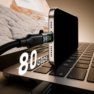 High Performance USB C Adapter 240W with Smart LED Display Pack of Two - Image 1 of 3