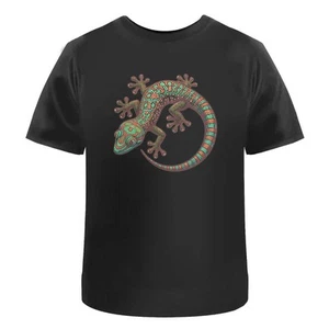 'Colourful Gecko' Unisex T-Shirt - 100% Cotton (S-XXL) (TA053215) - Picture 1 of 15
