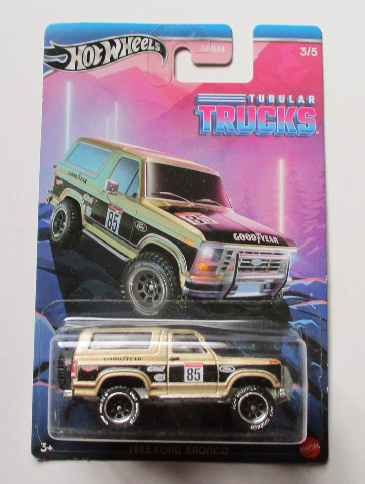 HOT WHEELS ЭКСКЛЮЗИВНЫЕ ТРУБЧАТЫЕ ГРУЗОВИКИ WALMART 1985 FORD BRONCO - Изображение 1 из 1