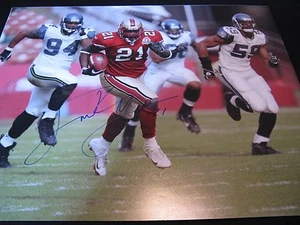 Frank Gore San Francisco 49ers Signed 16x20 Photo PSA - Picture 1 of 2