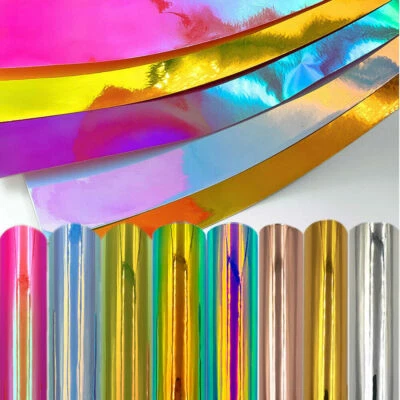 12" x 10" Bundle Holographic Self Adhesive Vinyl Wall Decor for Cut Cameo DIY - Image 1 of 4