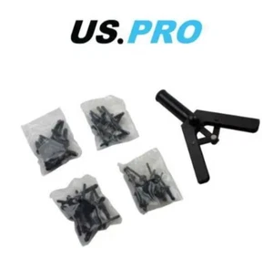 US PRO Tools 41pz Set di strumenti Riveter in plastica, per rivetti rivetti in plastica NUOVO 5446 - Foto 1 di 4