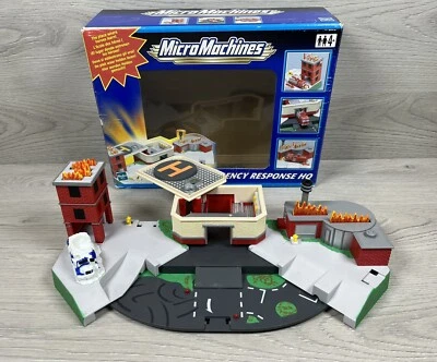 Hasbro Micro Machines 2002 Plastic Emergency Response HQ Action Playset Boxed  - Image 1 of 4