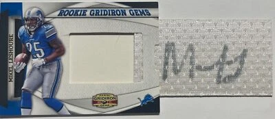 2011 Donruss Gridiron Gear Rookie Hidden Gems 189/199 Mikel Leshoure Autograph - Image 1 of 2