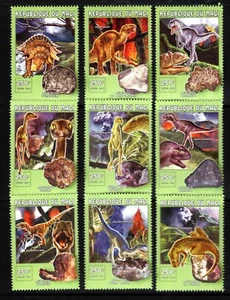 OPC 1999 Malí Dinosaurios, minerales y volcanes Sc#1031a-i MNH 49473 - Imagen 1 de 1