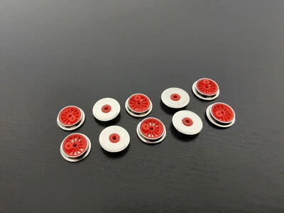 Märklin / Trix  005  Speichenrad rot   8mm   10 Stück   Spur H0 / N / Z - Bild 1 von 2