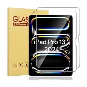 2x Schutzfolie für Apple iPad Pro 13 Zoll M4 2024 klar Displayschutzfolie Folie - Afbeelding 1 van 5