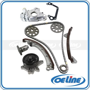 Timing Chain Kit for w/30mm tensioner 98 Corolla Prizm 1.8L 1ZZFE Oil Water Pump - Picture 1 of 16
