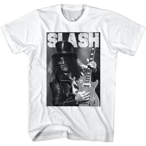 Slash Rock Guitarist Men's T Shirt Photo Saul Hudson Musician Guns n Roses Top - Picture 1 of 4