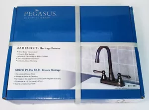 Pegasus 873-883-Handle Bar Faucet Heritage Bronze -NEW IN BOX- - Picture 1 of 5